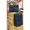 Image 3 : 1 PALLET OF APPROX 16 BLACK 3PC LUGGAGE SETS