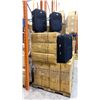 Image 2 : 1 PALLET OF APPROX 16 BLACK 3PC LUGGAGE SETS