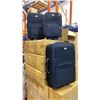 Image 3 : 1 PALLET OF APPROX 16 BLACK 3PC LUGGAGE SETS