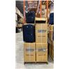 Image 1 : 1 PALLET OF APPROX 16 BLACK 3PC LUGGAGE SETS
