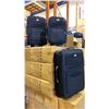 Image 3 : 1 PALLET OF APPROX 16 BLACK 3PC LUGGAGE SETS