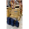 Image 2 : 1 PALLET OF APPROX 16 BLUE 3PC LUGGAGE SETS