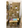 Image 1 : 1 PALLET OF ASSORTED SIZED WOMENS SLIPPERS - APPROX 90 PER CASE APPROX 16 CASES PER PALLET