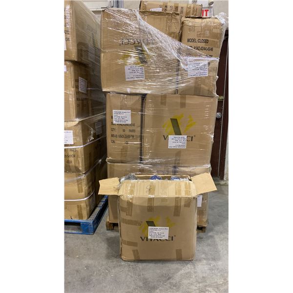 1 PALLET OF ASSORTED SIZED MENS SLIPPERS - APPROX 90 PER CASE APPROX 16 CASES PER PALLET