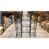 Image 1 : APPROX 7 PALLETS OF BLACK METAL 4 TIER COMBINATION RACKS