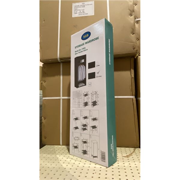 1 PALLET OF APPROX 18 CASES OF STORAGE WARDROBE UNITS- 5 PER CASE