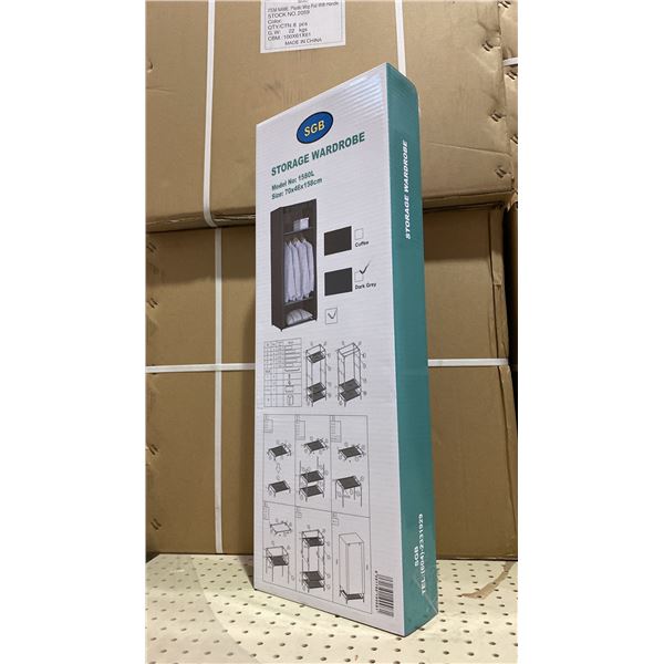 1 PALLET OF APPROX 18 CASES OF STORAGE WARDROBE UNITS- 5 PER CASE