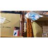 Image 2 : PALLET OF METAL SPLATTER SCREENS & 2 BOXES OF PALM SUPPORTS