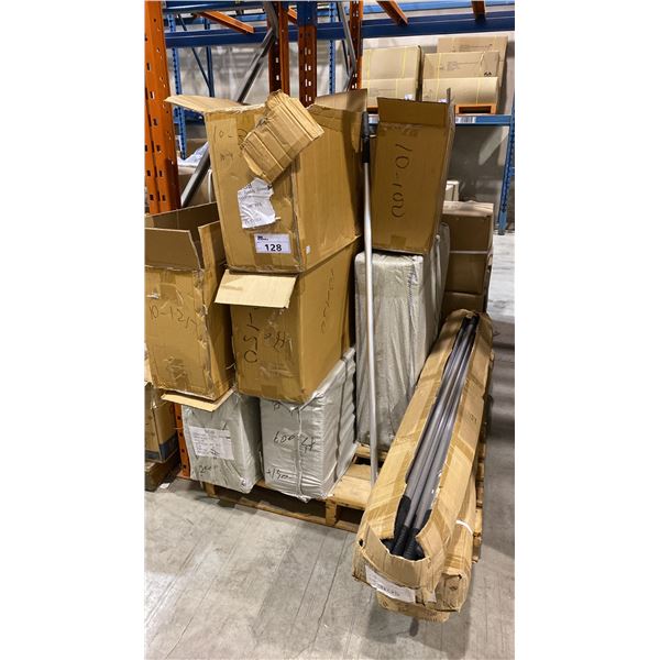 PALLET OF ASSORTED READING GLASSES & ROLLER EXTENSION HANDLES