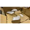 Image 2 : PALLET OF PLASTIC PLATES W/SAUCERS & PLASTIC SHEET PROTECTORS