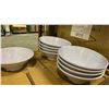 Image 3 : PALLET OF PLASTIC PLATES W/SAUCERS & PLASTIC SHEET PROTECTORS