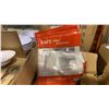 Image 4 : PALLET OF PLASTIC PLATES W/SAUCERS & PLASTIC SHEET PROTECTORS