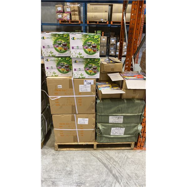 PALLET OF STAINLESS STEEL POT SETS & SCISSORS
