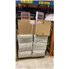 Image 1 : PALLET OF BLACK RUBBER LEG TIPS & PLASTIC FACE SHIELDS
