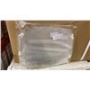 Image 3 : PALLET OF BLACK RUBBER LEG TIPS & PLASTIC FACE SHIELDS