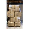 Image 1 : PALLET OF TRANSPARENT FACE SHIELDS APPROX 12 CASES, 500PCS PER CASE