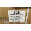 Image 3 : PALLET OF TRANSPARENT FACE SHIELDS APPROX 12 CASES, 500PCS PER CASE