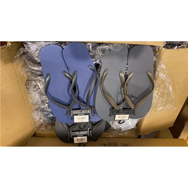 PALLET OF APPROX 14 CASES OF ASSORTED SIZED FLIP FLOPS