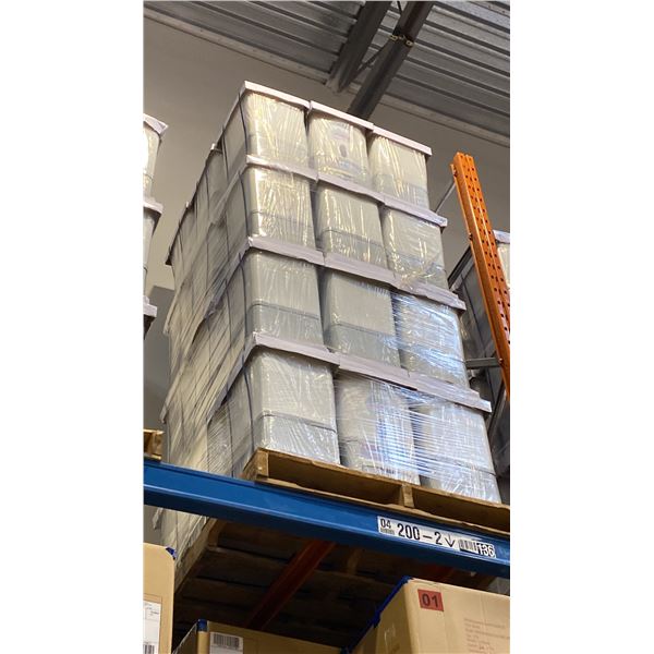 PALLET OF YAYAMAN RICE STORAGE CONTAINERS/DISPENSERS