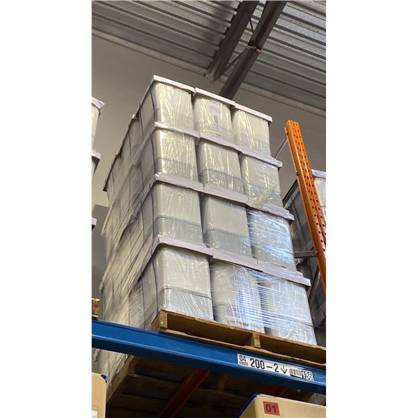 PALLET OF YAYAMAN RICE STORAGE CONTAINERS/DISPENSERS