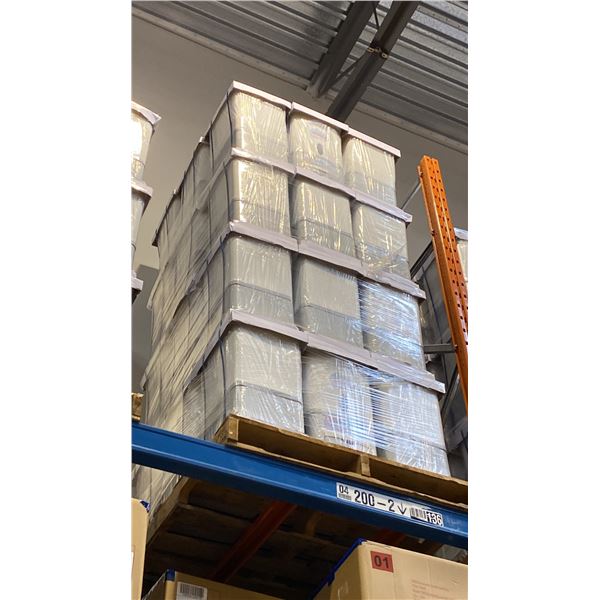 PALLET OF YAYAMAN RICE STORAGE CONTAINERS/DISPENSERS