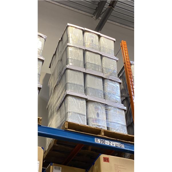 PALLET OF YAYAMAN RICE STORAGE CONTAINERS/DISPENSERS