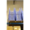 Image 1 : PALLET OF SMALL BLUE PLASTIC OUTDOOR TABLES