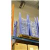 Image 2 : PALLET OF SMALL BLUE PLASTIC OUTDOOR TABLES