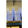 Image 1 : PALLET OF SMALL BLUE PLASTIC OUTDOOR TABLES