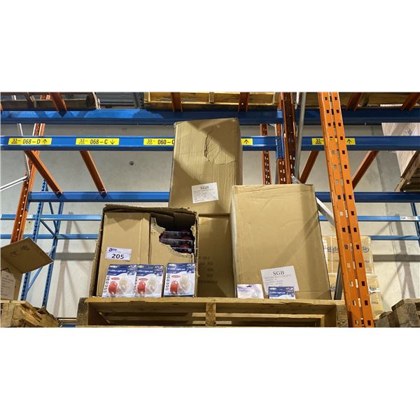 PALLET OF BICYCLE LED LIGHTS  APPROX 4 CASES OF 240PCS EACH