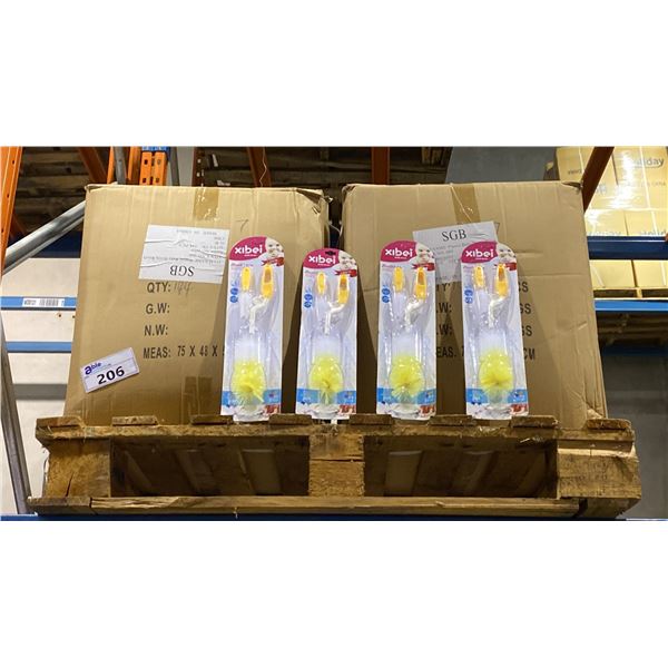 2 CASES OF BABY BOTTLE BRUSHES, 144 PER CASE