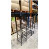 Image 2 : 9 BLACK METAL 4 TIER COMBINATION RACKS