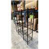 Image 3 : 9 BLACK METAL 4 TIER COMBINATION RACKS