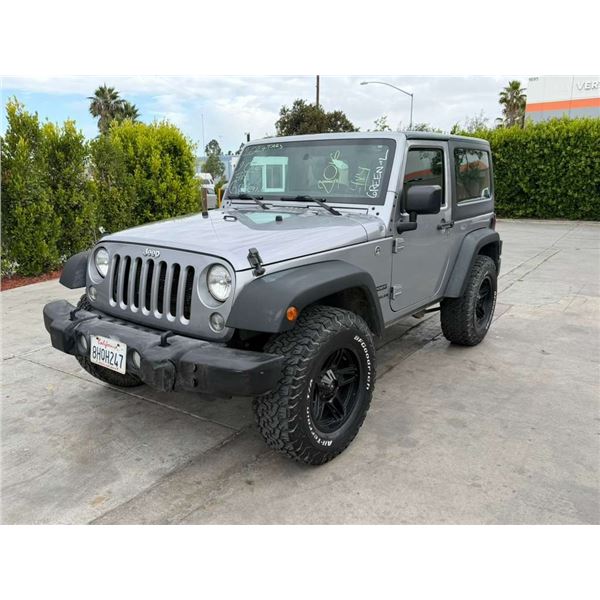 JEEP  WRANGLER 2016 O/S TITLE 2 DAYS