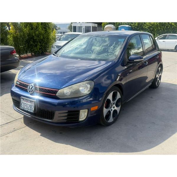 VOLK GTI 2012 O/S TITLE 2 DAYS