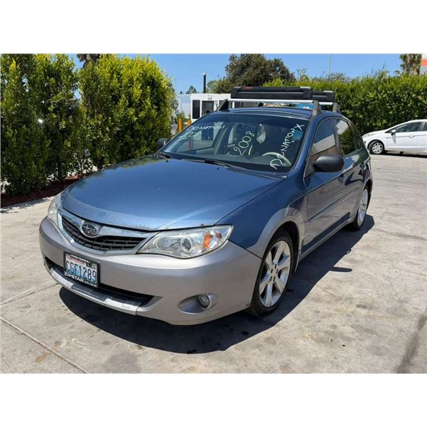 SUBA IMPREZA 2008 APP/DUP-T/EXP-ONLY DON