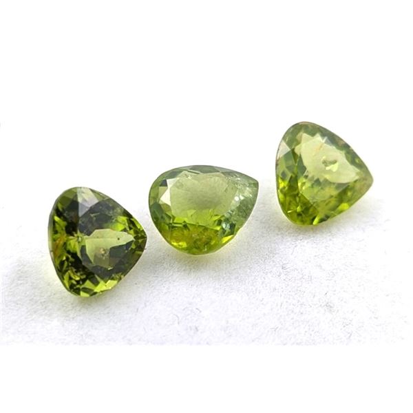 11.97 ct Certified Himalayan Peridot gemstone Parcel ($8,977 Appraisal)