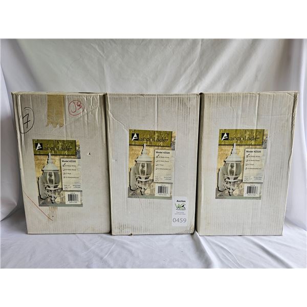 3 X Out Door Light Fixtures SC1 A