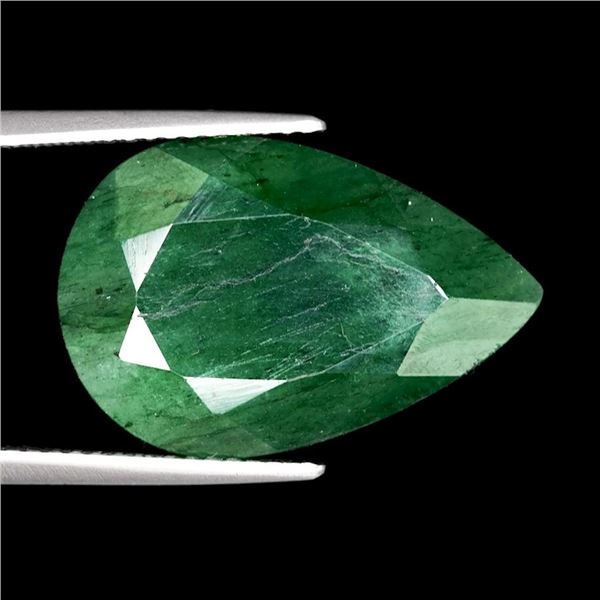 11.2 ct Certified Zambian Emerald gemstone ($16,800 Appraisal)