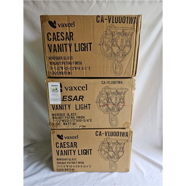 3 x Wall Mount Sconce Fixutures SC1 A