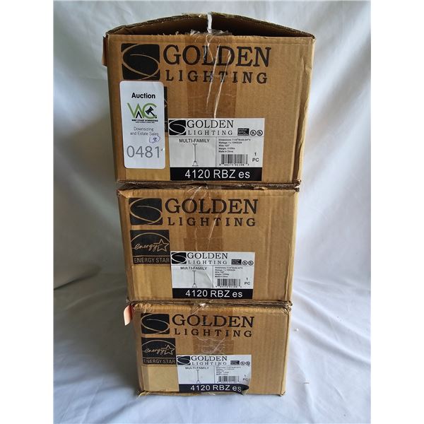 3 x Pendant Light Fixtures SC1 A