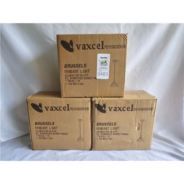 3 x Pendant Light Fixtures SC1 A