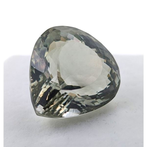 45.39 ct Certified Green Amethyst ( Prasiolite ) gemstone Signature ($7,000 Appraisal)