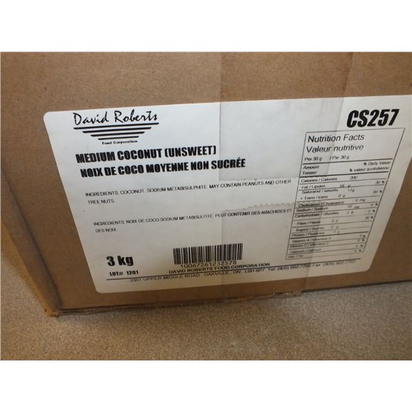 Box Of Unsweet Coconut