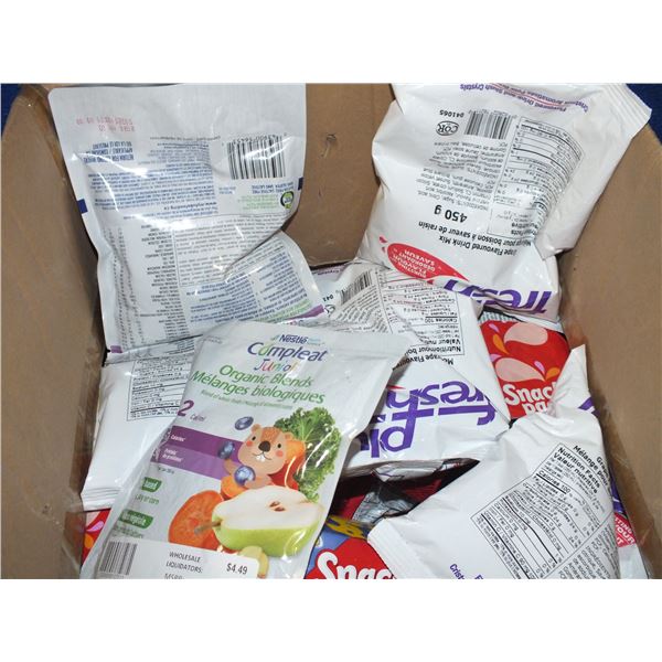 Box Of Assorted Drink Crystals & Jello cups