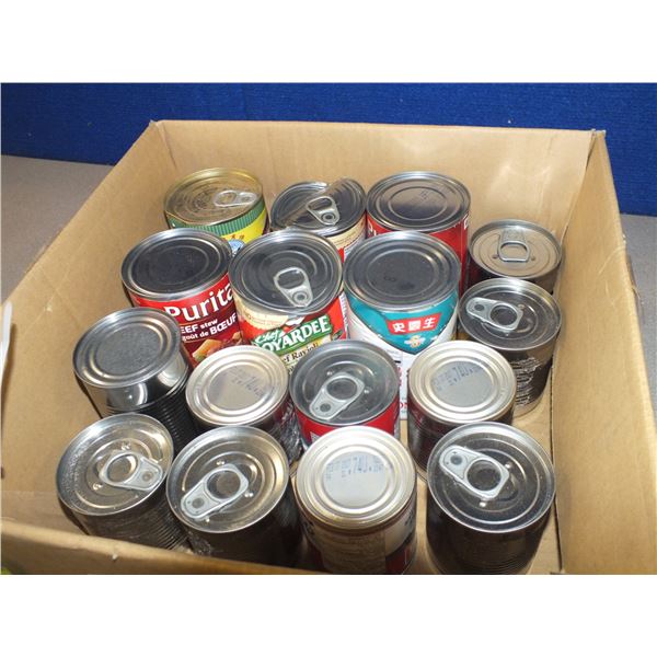 16 Cans Of Assorted Goods