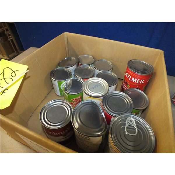 18 Cans Of Assorted Canned Goods