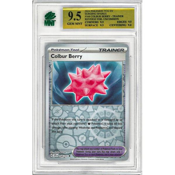 SE - Cyrano 170/191 Uncommon Reverse Holo Surging Sparks Pokemon 170/191 graded 9