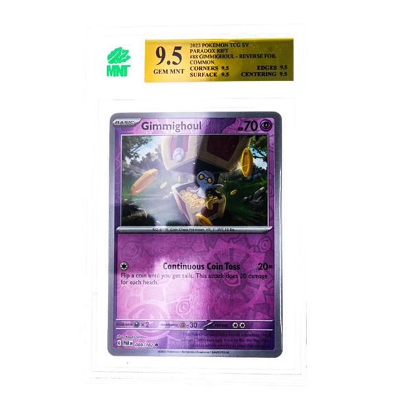 SG - Gimmighoul 87/182 Paradox Rift Reverse Holo Common PokŽmon TCG 87/182 MNT 9.5