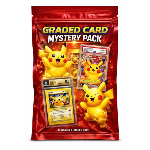 POKEMON Graded Mystery Card - 1 Per Pack
